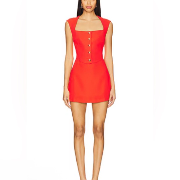 NWOT Amanda Uprichard Georgie Skort Romper, Size Small - Picture 9 of 9